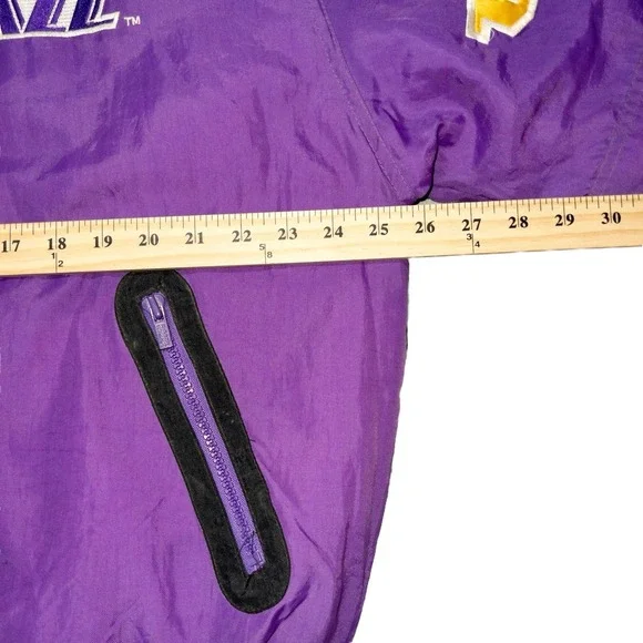 Vtg Starter Utah Jazz Puffer Jacket Mens Medium‎ NBA Basketball 90's